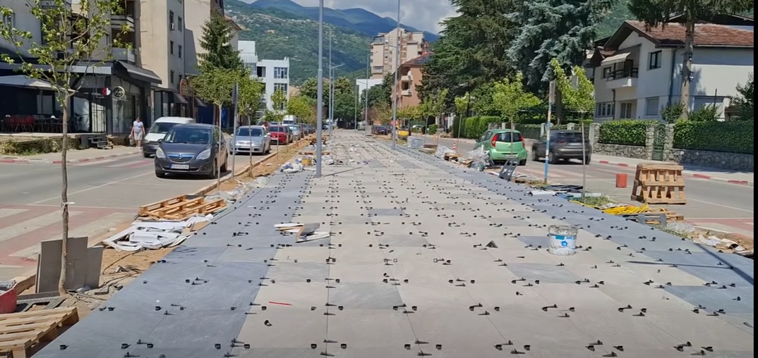 Tetovë: Rruga “Boris Kidriç” drejt përfundimit