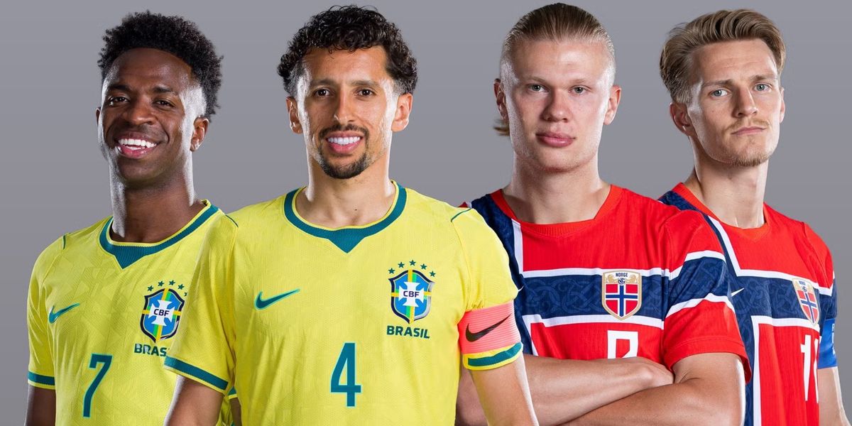 Kupa e Botës: Brazil-Norvegji, formacionet zyrtare