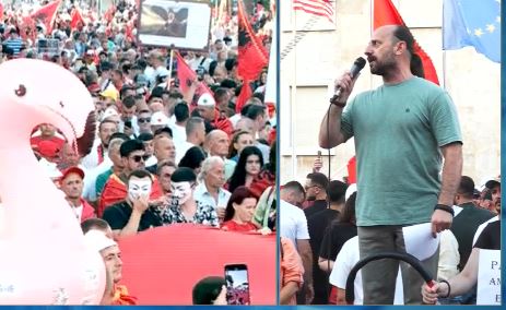 Urimi për Pavarësinë e SHBA-së nga protesta në Tiranë