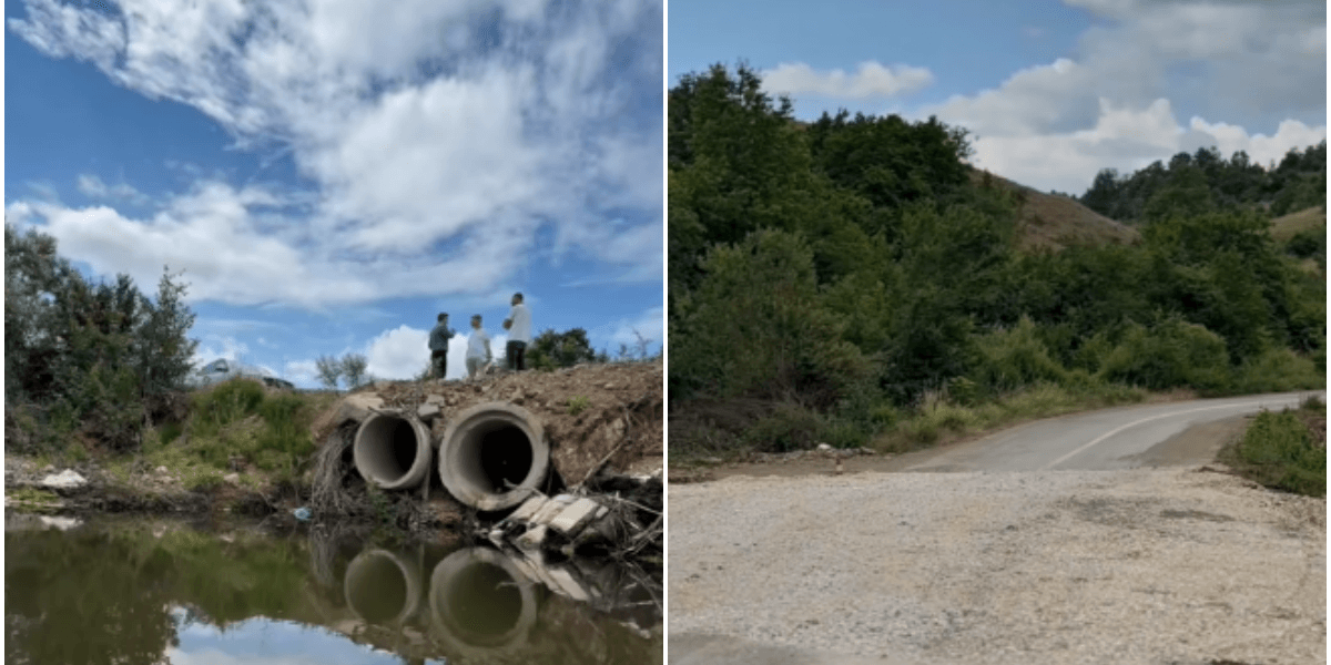 Basha inspektoi sanimin e dëmeve në rrugën Prekoc–Marec