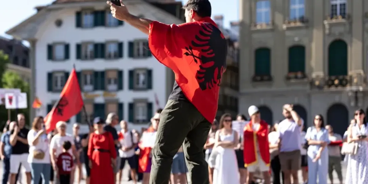 Protestë në Bern kundër korrupsionit në Shqipëri