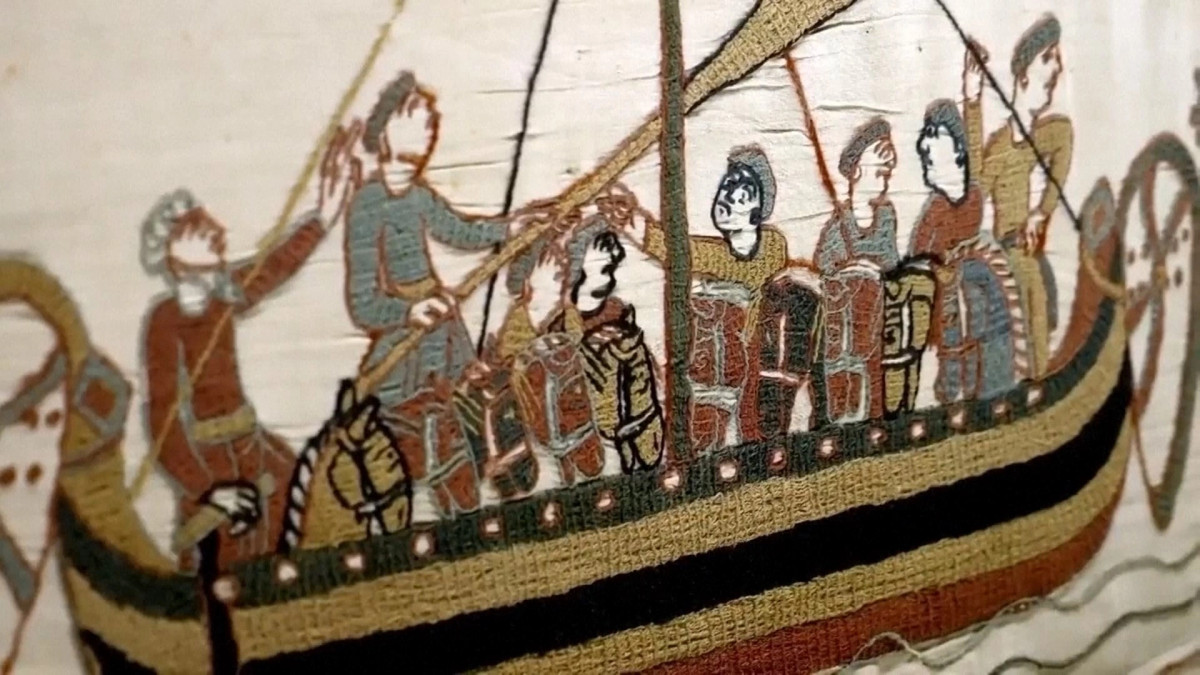 Tapiceria e Bayeux ekspozohet në Muzeun Britanik