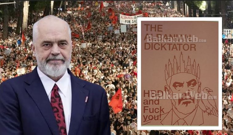 Protestuesit i urojnë ditëlindjen Ramës me mesazh të veçantë