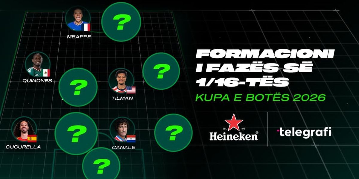 Formacioni më i mirë 1/16: Mbappe dhe Messi spikatin