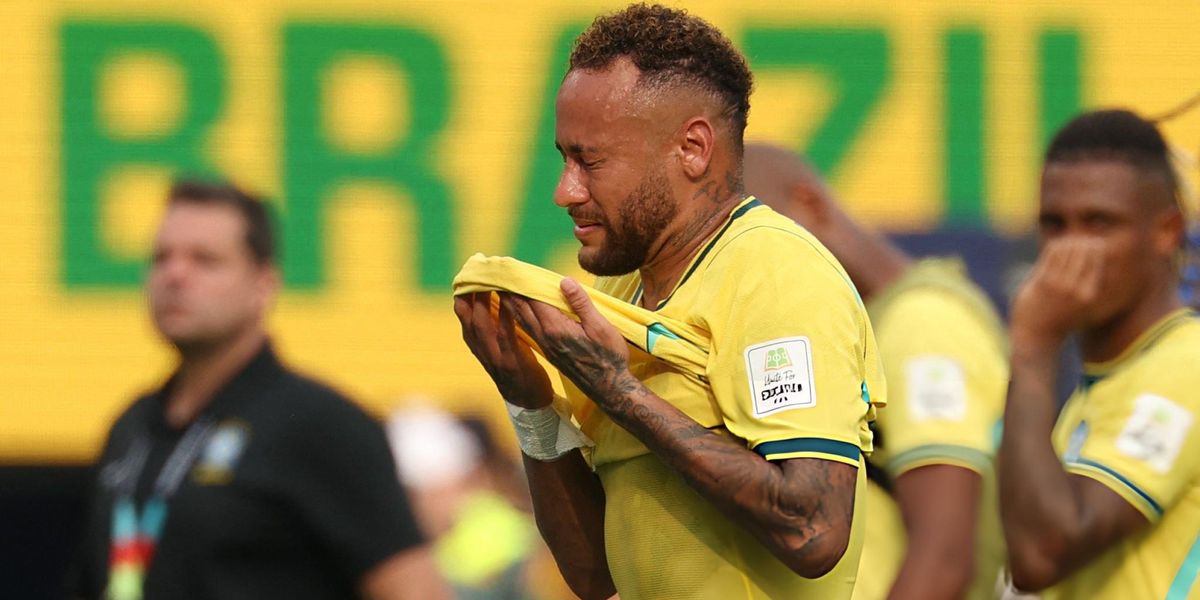 Neymar në lot pas eliminimit të Brazilit nga Kupa e Botës