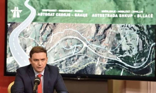 Osmani: Autostrada Shkup-Bllacë u vonua dy vite pa arsye